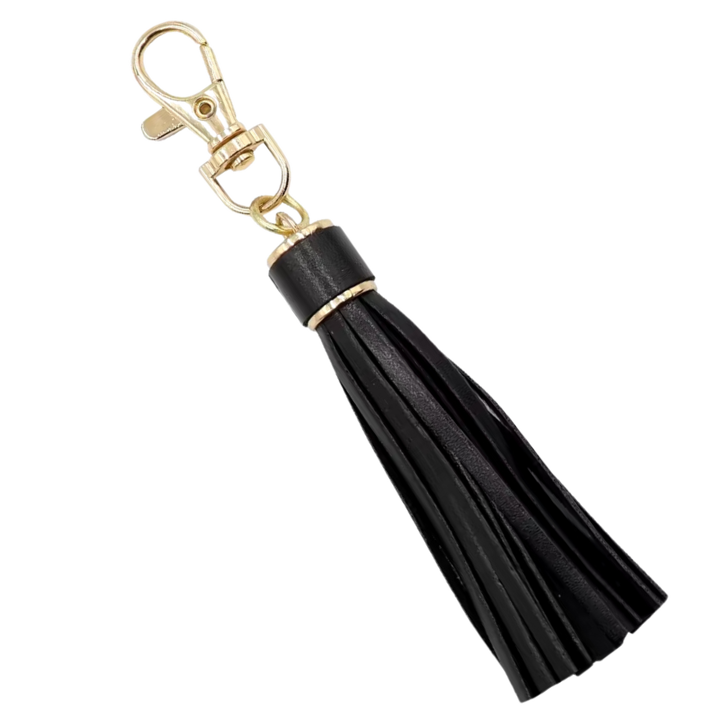 Black Statement Tassel Charm