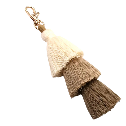 Brown Boho Tassel Charm