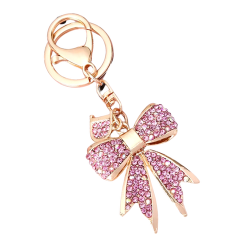 Pink Luxe Bow Charm