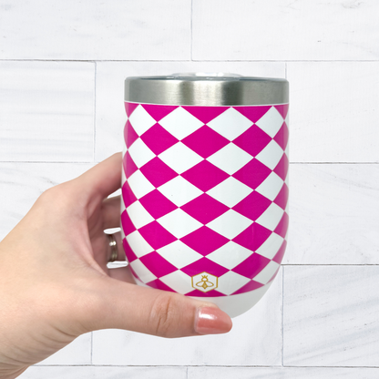 Hot Pink Paparazzi Wine Tumbler