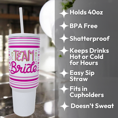 Team Bride 40oz Tumbler