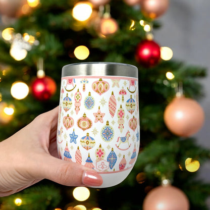 Opulent Ornaments 12oz Wine Tumbler