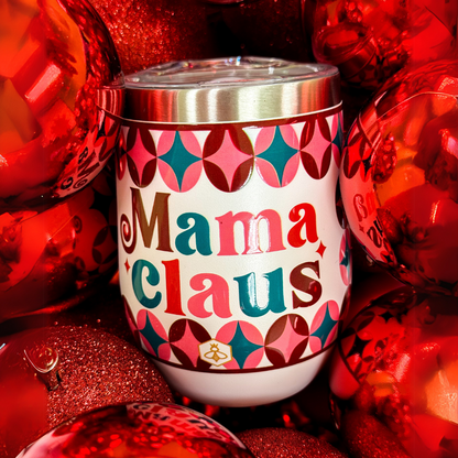 Mama Claus Wine Tumbler