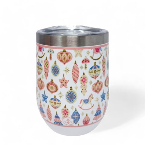 Opulent Ornaments 12oz Wine Tumbler